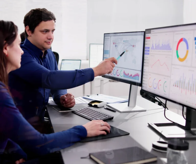 Digital dashboard displaying data-driven insights for e-commerce growth.