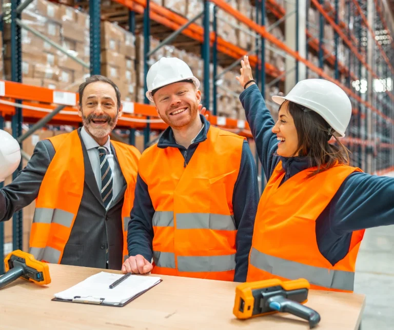 Modern logistics workers showcasing enterprise-level fulfillment practices.